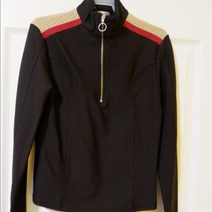 Black shirt with collar